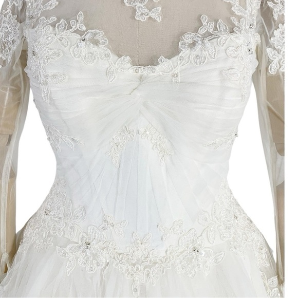 Zac Posen Wedding Dress Size 2 NWT - Picture 8 of 16